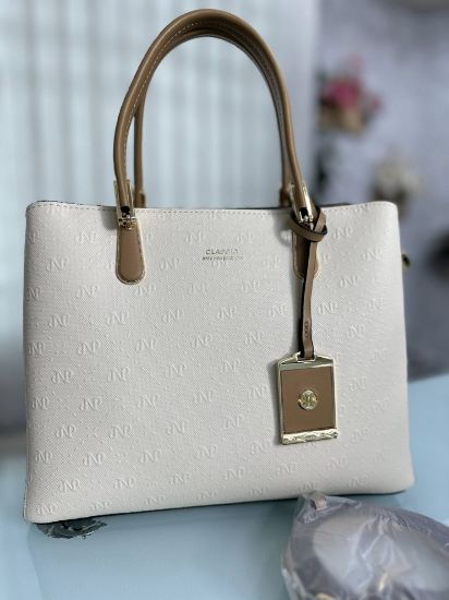 Picture of Kuermei Classic Premium leather Medium Off White Bag 