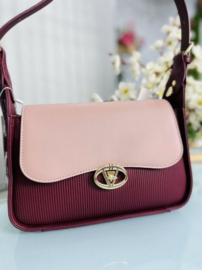 Picture of BAGCO Fashion Medium Shoulder Bag Maroon Colour 