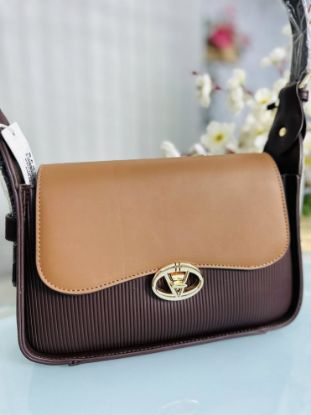 Picture of BAGCO Fashion Medium Shoulder Bag Coffee Colour 