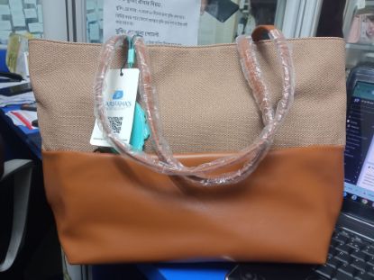 Picture of Mai Shang MS Both Leather Brown Tote Bag 