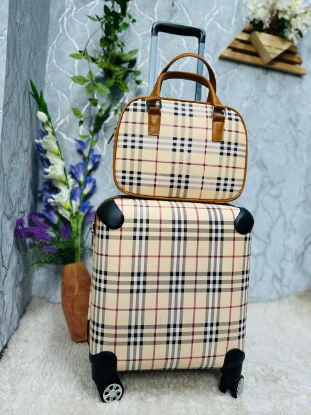 Picture of BOJUEGZI Brand Trolley & Hand Khaki Bag (9001-16)