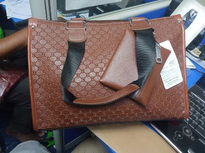Picture of GD Leather Shoulder Coffee Bag 