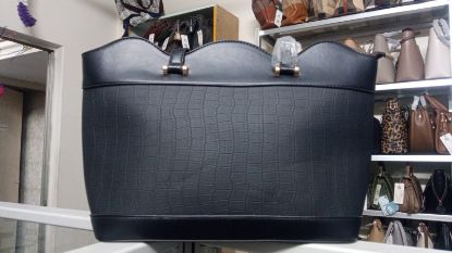 Picture of Freedom Premium Quality PU Leather Fashionable Shoulder Black Bag for Ladies