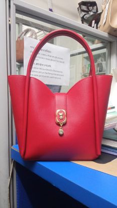 Picture of Unruly Daishu Premium Leather Hand Medium Red Hand Bag 