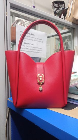 Picture of Unruly Daishu Premium Leather Hand Medium Red Hand Bag 