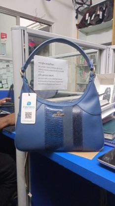 Picture of Valendnee VD premium Quality Stylish Tote Blue Bag