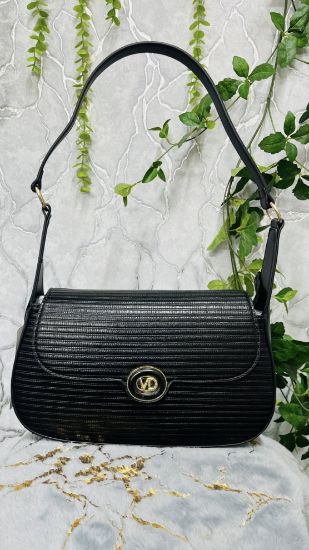Picture of Valendnee Bag-HD9--98669 Leather Shoulder Bag Black Colour
