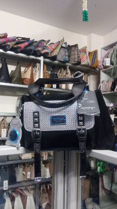 Picture of Kaishilan Jingpinpiju  Metalic Design Black Colour Shoulder Bag