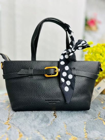 Picture of Fashion & Bags Premium Leather  stylish Ladies Black Bag Colour Bag