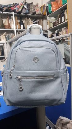 Picture of Miulanda 6917-3 Denim Blue Premium Leather Back Pack 
