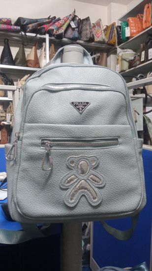 Picture of PRADA Premium Leather Sky Blue Back Pack 