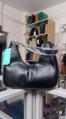 Picture of CB Chrisbella Premium Leather Cross Black Bag 