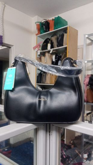 Picture of CB Chrisbella Premium Leather Cross Black Bag 