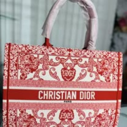 Picture of Christian Dior  Paris  Fabrics Shoulder Red Bag 