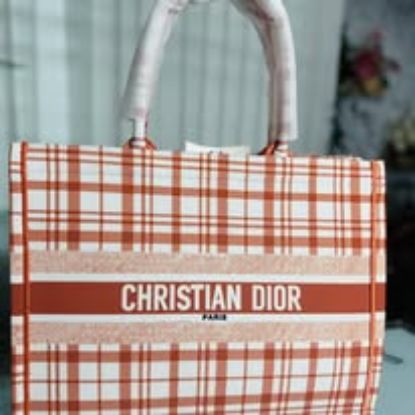 Picture of Christian Dior  Paris  Fabrics Shoulder Brown Bag 