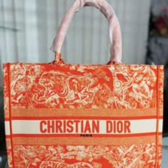 Picture of Christian Dior  Paris  Fabrics Shoulder Orange Bag 