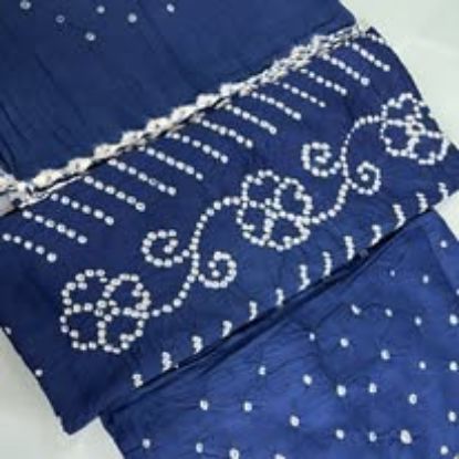 Picture of Chunri Brand Exclusive Cotton Royel Blue Three Pecs