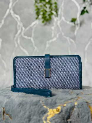 Picture of Stylish Women Blue Purse  