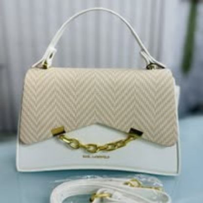 Picture of Karl Lagerfeld Exclusive Premium Quality Hand Bag White