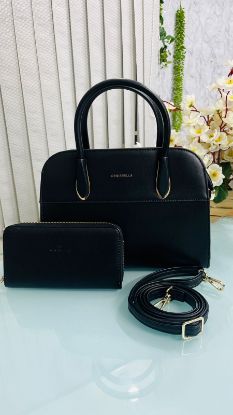 Picture of Chrisbella Brand Hand Black Bag