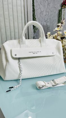 Picture of ALEX &  MIA Shine Bright Like A Diamond Shoulder  White Bag 