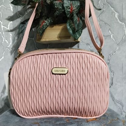 Picture of Uiu Uiu Luxurious Crossbody Belt Bag – Brown Leather (9x7")