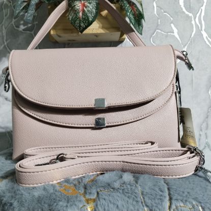 Picture of WEILIYA Brand Luxurious Crossbody Belt Bag – Pink Leather