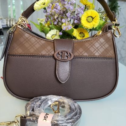 Picture of Bagco Brand Premium Hand Bag with Long Belt – Coffee