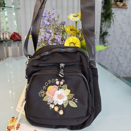 Picture of BOBO Crossbody Mini Fabric Bag – Black