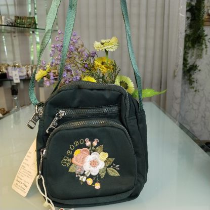 Picture of BOBO Crossbody Mini Fabric Bag – Green