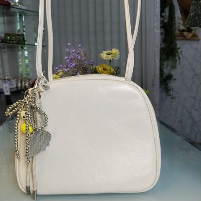 Picture of MeaTea Brand Lusarious Shoulder Bag – White