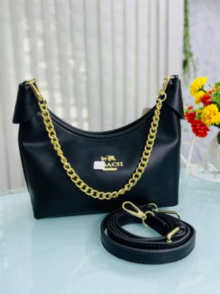 Picture of Coach Band Premium Leather Shoulder Bag