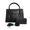 Picture of Chrisbella Brand Luxurious Leather Hand Bag with Long Belt