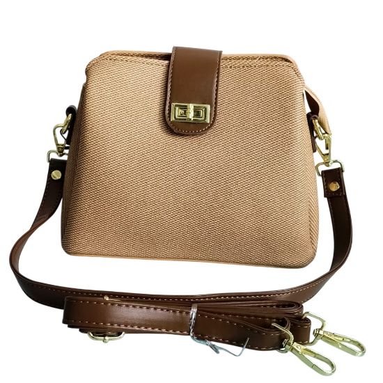 Picture of Premium Leather Hand Bag with Long Belt