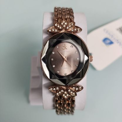 Picture of Calvin Klein Women's Rose Gold Butterfly Mesh Quartz Watch