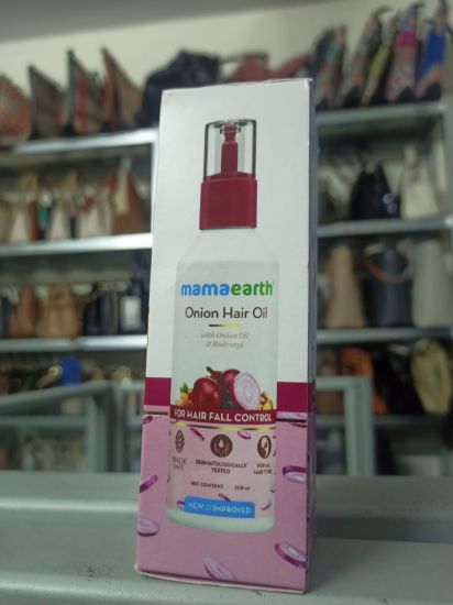 Picture of Mamaearth Onion Hair Oil – Stronger, Healthier & Shinier Hair Naturally!