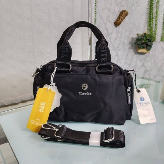 Picture of Yuesite Everyday Chic – Fabric Hand Bag with Long Belt (10.5×6.5")