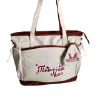 Picture of Tiantian Hao  Fabric Shoulder Bag with Long Belt – (12.5"x12.5")