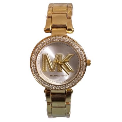 Picture of MK Brand Luxurious Ladies Stone Watch – Round Dial