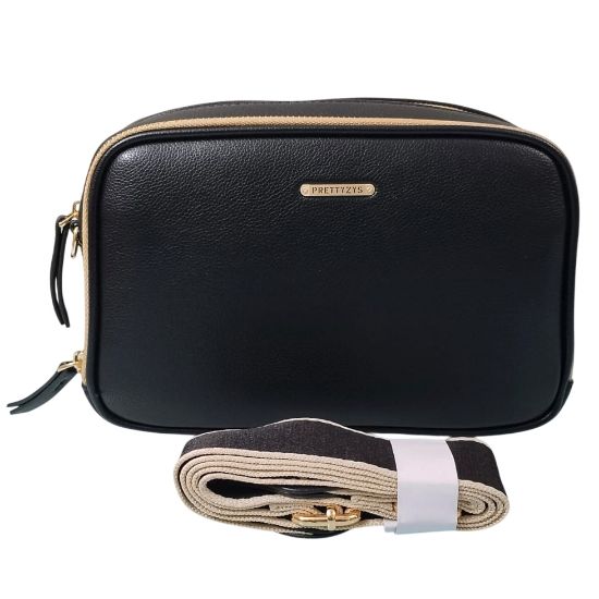 Picture of Prettyzys Brand Leather Crossbody Bag – Compact, Chic & Timeless (9" x 6" )