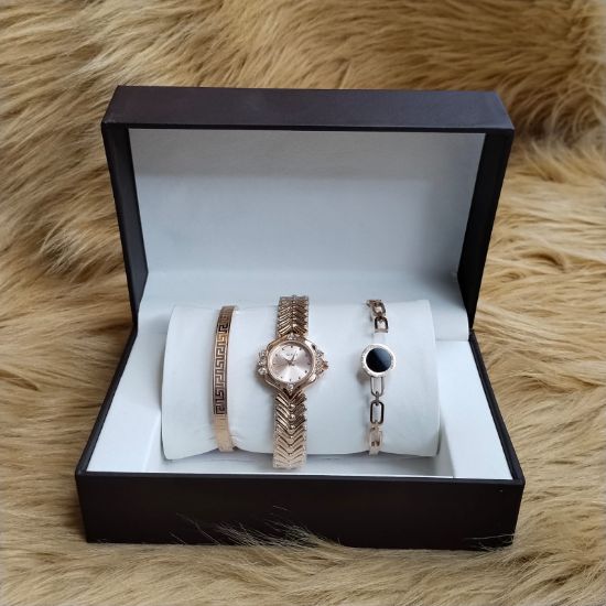 Picture of Luxurious Watch & Bracelet Triple Combo – Ultimate Style Set for Timeless Elegance