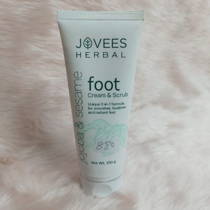Picture of JOVEES Herbal Foot Cream & Scrub – 100g