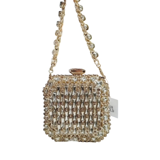 Picture of Ladies Luxury Party Stone Bag - 5" x 5"