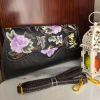 Picture of Floral Embroidery Hand Purse with Long Belt (2868)