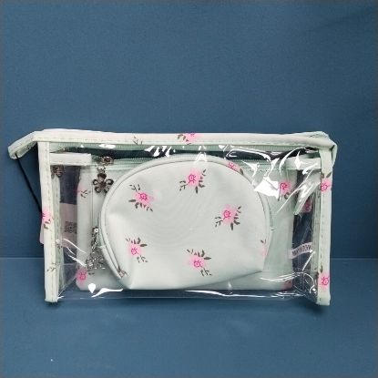 Picture of Transparent Makeup Pouch Bag – 9.5” x 5.5”