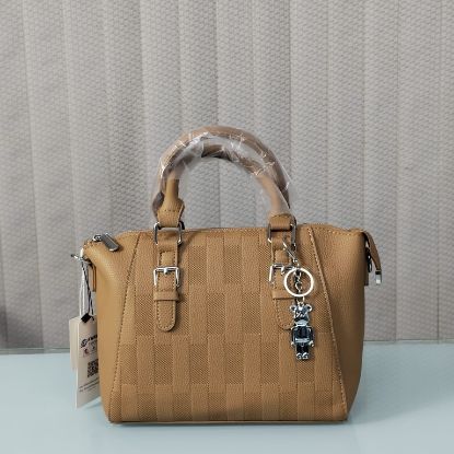 Picture of Premium Leather Handbag with Long Belt (10" x 8.5")