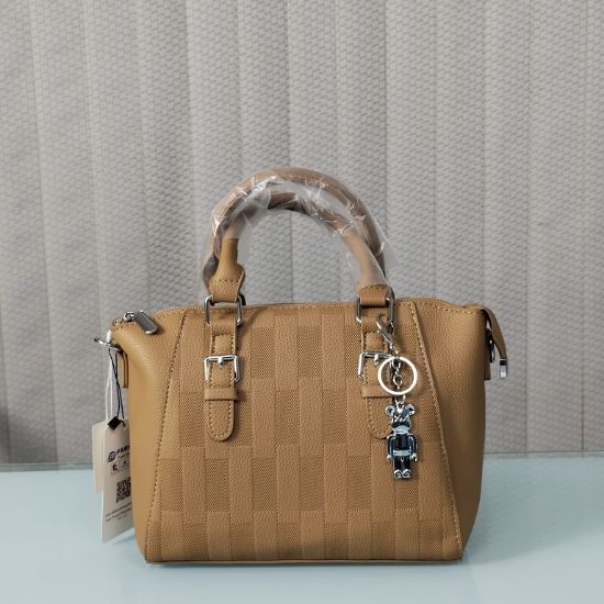 Picture of Premium Leather Handbag with Long Belt (10" x 8.5")