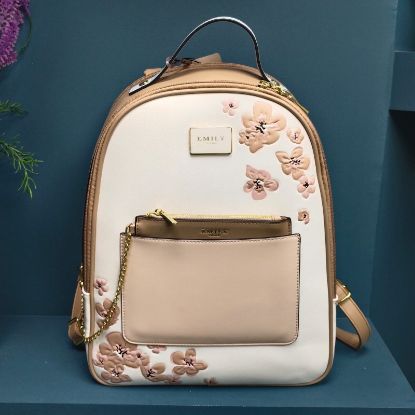 Picture of Emily Loran Brand Luxurious Leather Backpack (6026)
