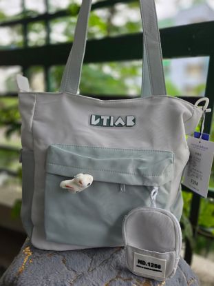 Picture of VTIAB Fashion Luxurious Fabric Tote Bag 