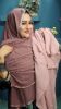 Picture of Light Slub Cotton Lace Hijab 
